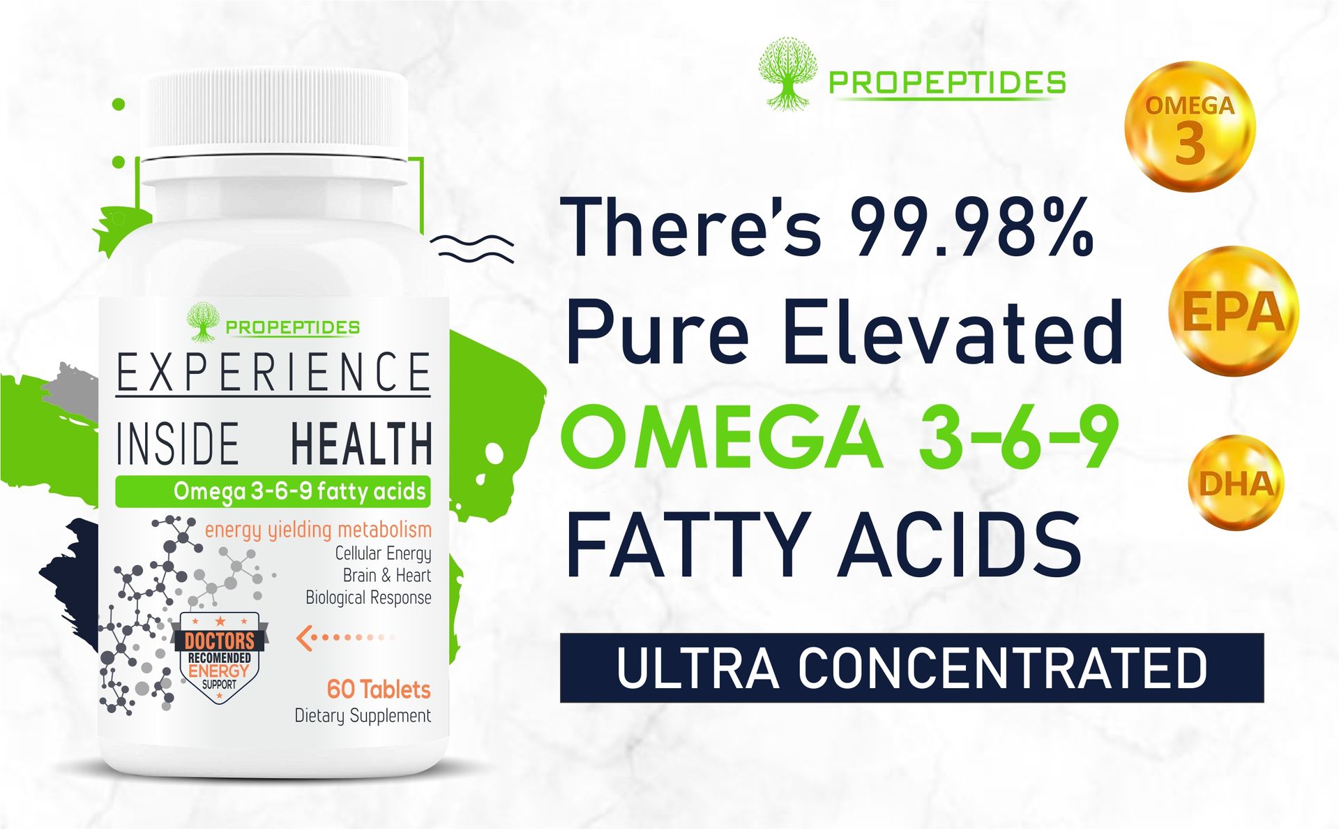 Omega-3 Vegetarian Capsules Supplement-60