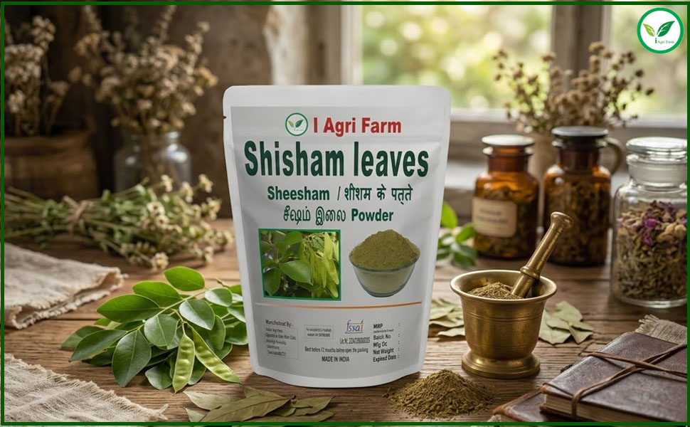 Iagrifarm Natural Shisham Leaves Powder - 250 gram/Sheesham Leaves Dry Powder/Shisham Leaf Powder