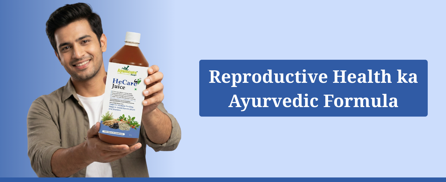 Ayumcure HeCare Juice 1L | Ayurvedic Herbal Wellness Juice for Men | Supports Energy & Vitality | With Ashwagandha, Shilajit, Safed Musli & Gokshura | Natural Herbal Tonic | No Added Sugar