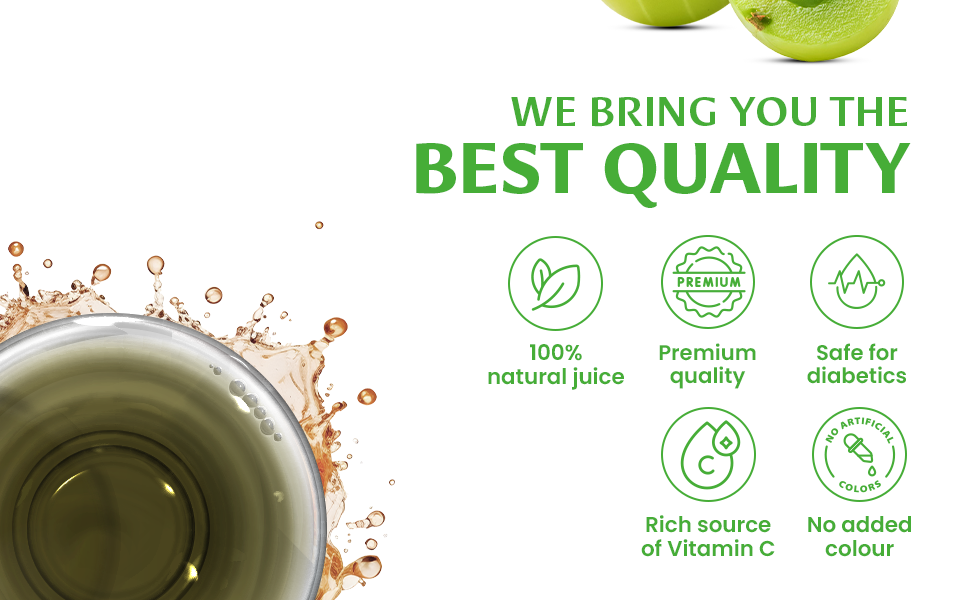 Baidyanath Amla Juice|Pitta-Balancing, Immune-Boosting Juice For Cough, Cold & Seasonal Illnesses|Antioxidant & Vitamin C Rich|Cold-Pressed|Supports Weight Management|1000 Ml
