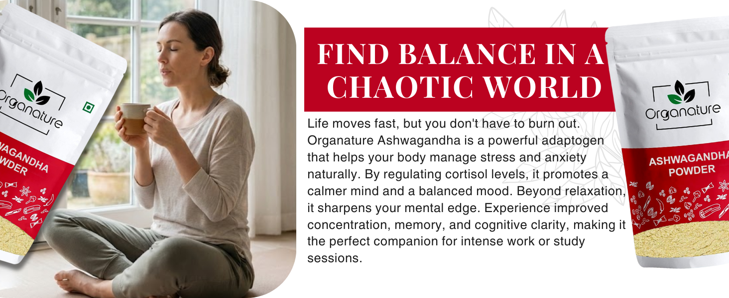 Ashwagandha Powder - 100 gram Supports Stress Relief, Energy Boost, Muscle Recovery & Vitality - Natural Adaptogen for Immune Support & increase Stamina
