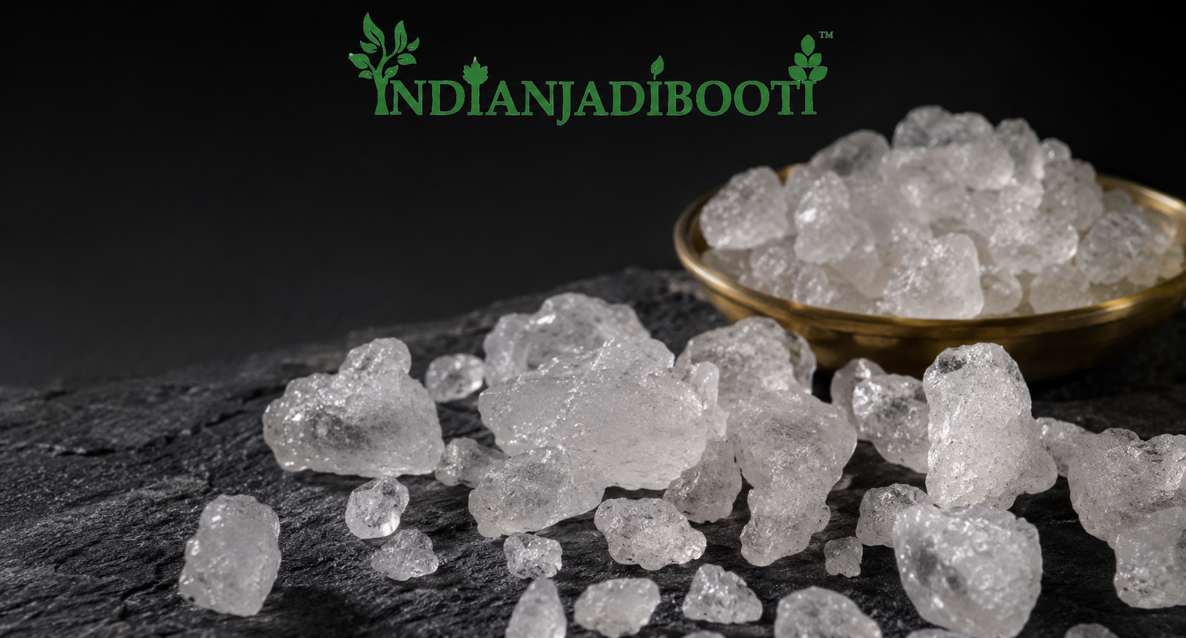 IndianJadiBooti Sat Ajwain (100g) | Pure Thymol Crystals | Ajwain Ka Sat | Natural Ayurvedic Extract from Trachyspermum Ammi | For Digestive Support, Steam Inhalation & DIY Wellness | Highly Potent