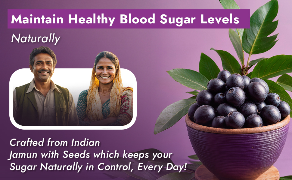 Nutriorg Jamun Juice | 500 ml | Pure Jamun Juice for Diabetes Care | Controls Blood Sugar Levels | Blood Purification | No Added Sugar, Preservatives, or Colors
