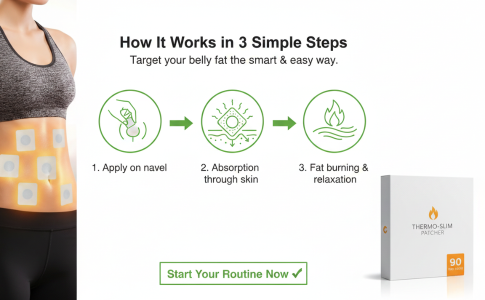 Slimming Navel Sticker for Weight Loss, Herbal Belly Fat Burner Patches for Waist & Abdomen, Natural Body Shaping Cold Compress Patch, Stress Relief Sleep Support Slim Patch