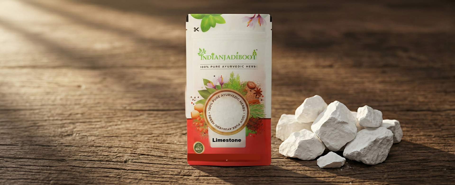 IndianJadiBooti Pure Edible Chuna Powder (Slaked Lime) | Food-Grade Mineral for Artisan Paan, Culinary Firming & Compounding (100 Grams)