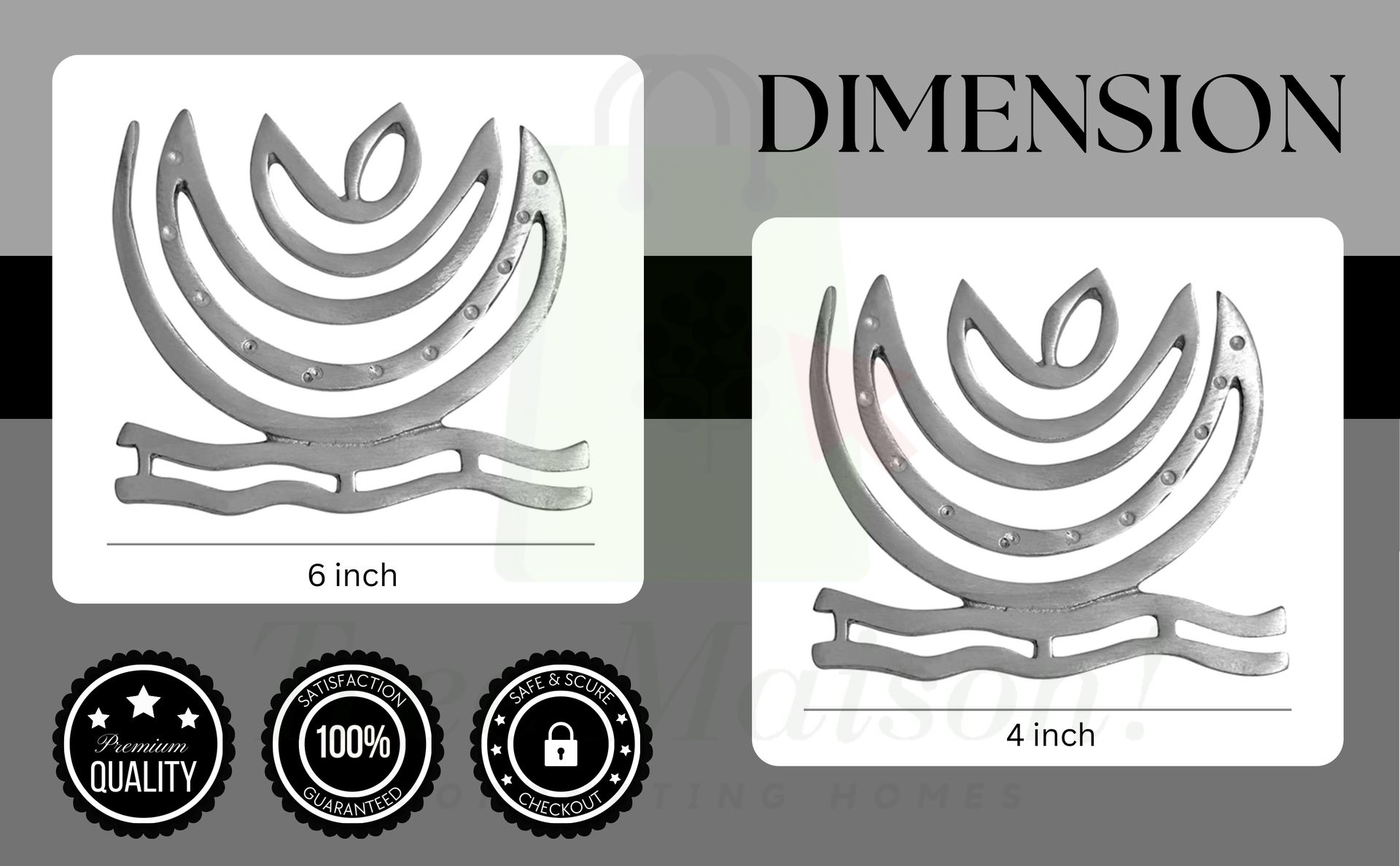 Vastu Zinc Helix for Vastu Remedy | Vastu Remedies for Toilet - Door | Zone Correction | Vastu Dosh Nivaran Remedies | Size- 4 Inch Approx | Pack of 3
