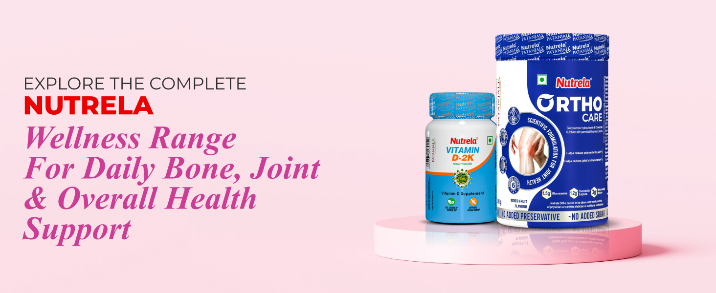 NUTRELA Bone Health Natural Calcium Supplement for Men & Women | Supports Bone Density, Joint Health, and Muscle Strength - 30 Capsules