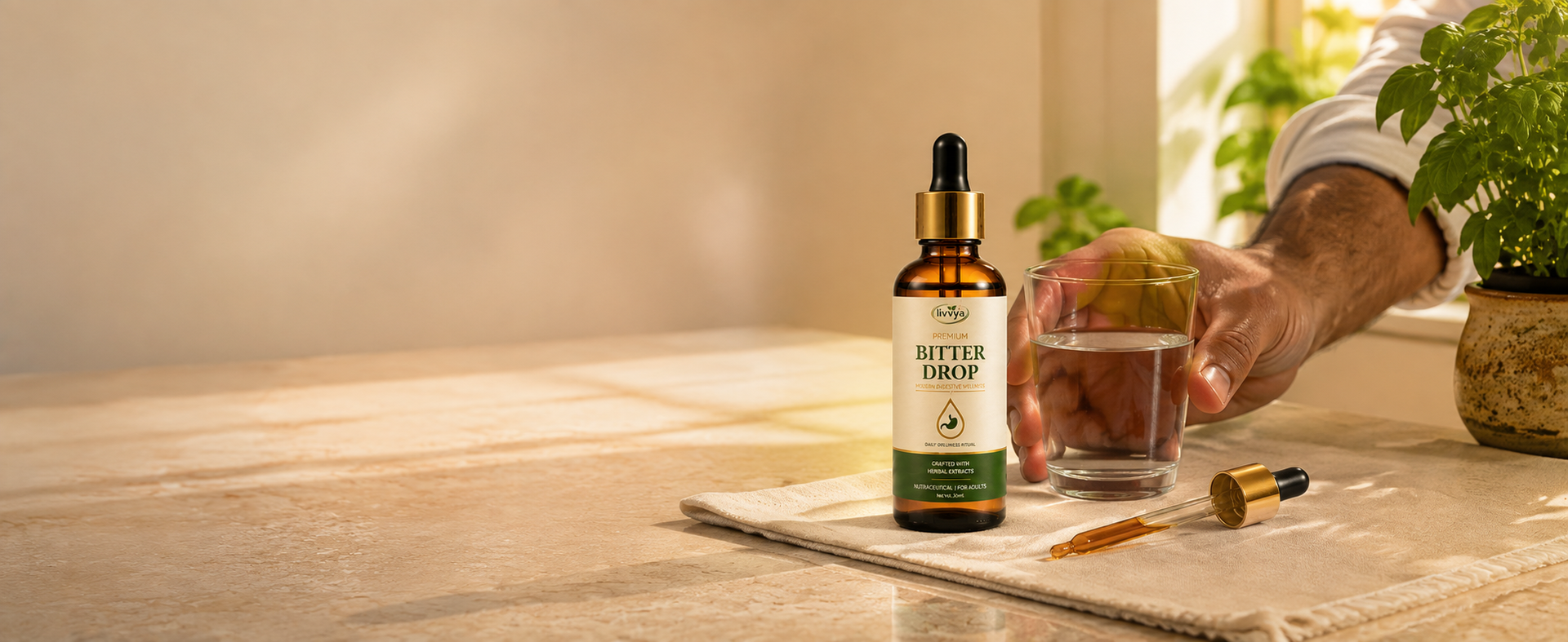 Bitter Drops for Weight Management & Digestion,17 Herbs 50ml