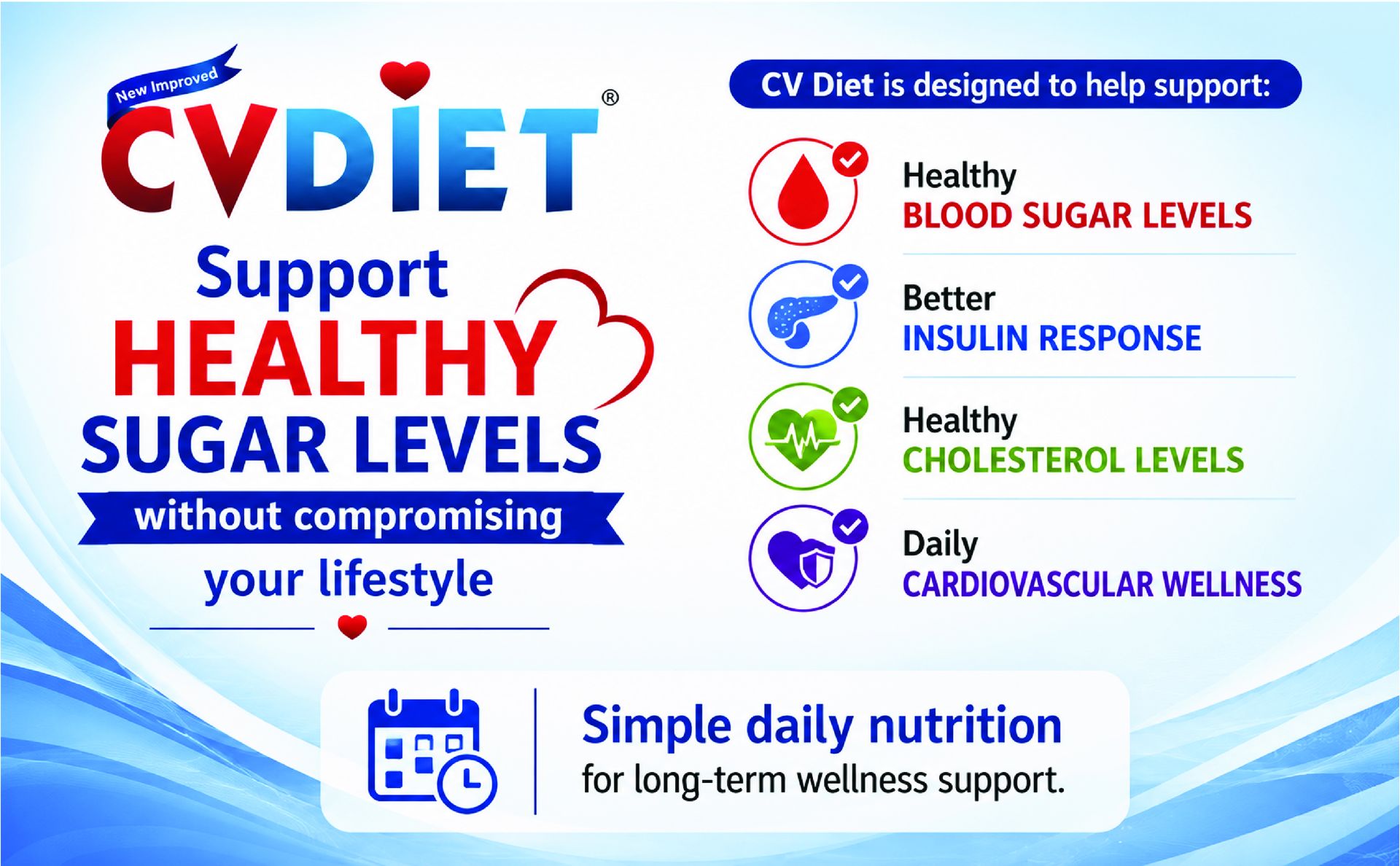 CVDiet Cardiac Nutritional Shake for Heart Health & Metabolic Wellness | Supports Healthy Blood Sugar, Cholesterol & Insulin Response | Low Calorie Heart Supplement for Weight Management | Sugar Free | 200gm Pack of 3