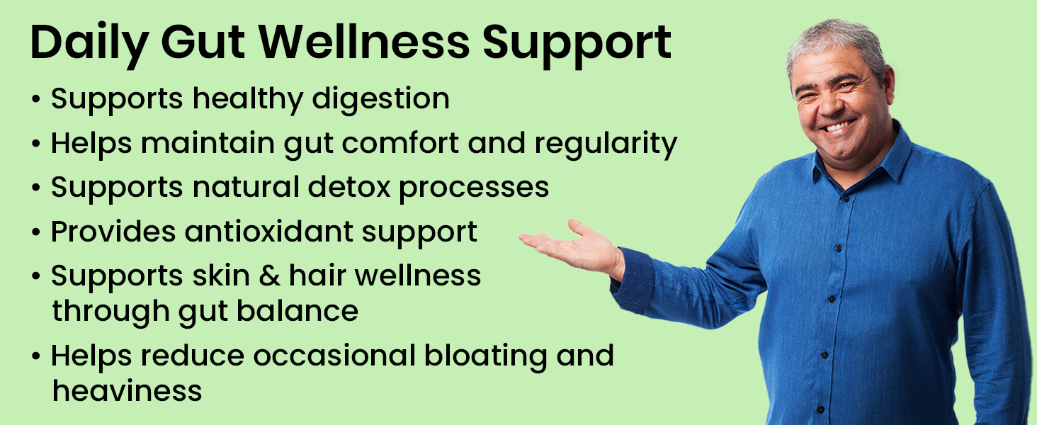 Growfitz GutRevive+ Liver Care Juice 1L | Natural Liver Detox & Digestive Cleanse | Triphala, Amla, Mulethi, Senna & Herbal Gut Support | No Added Sugar