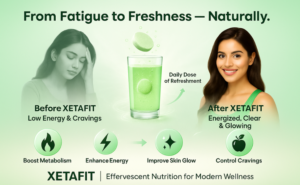 Apple Cider Vinegar Effervescent Tablets with Mother | 500mg ACV, Vitamin B6 & B12 | Supports Metabolism, Digestion & Appetite Control | No Added Sugar, No Maltodextrin | Green Apple | 15Tablets (Pack of 1)