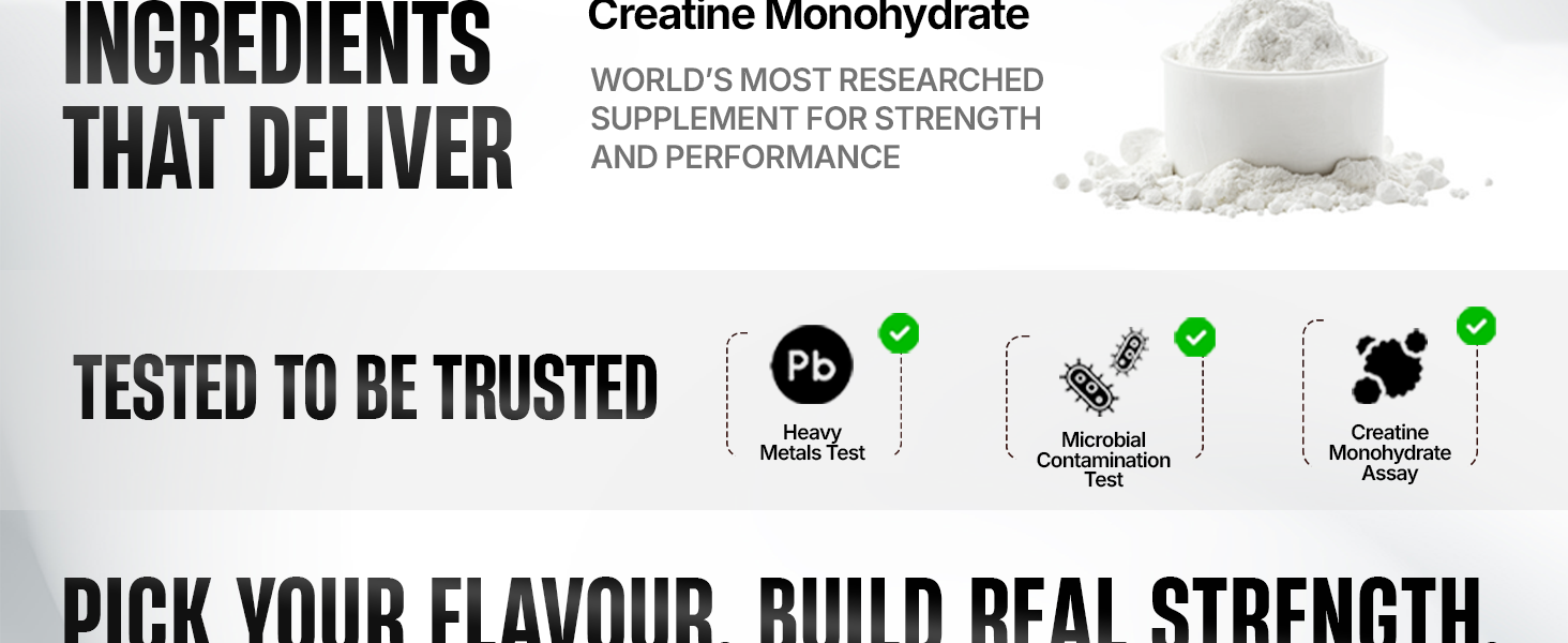 BeastLife Creatine Monohydrate Powder 100g (33 Servings) Unflavoured | Super Micronized for Fast Absorption | NABL Lab Tested | Boosts Strength & Athletic Performance