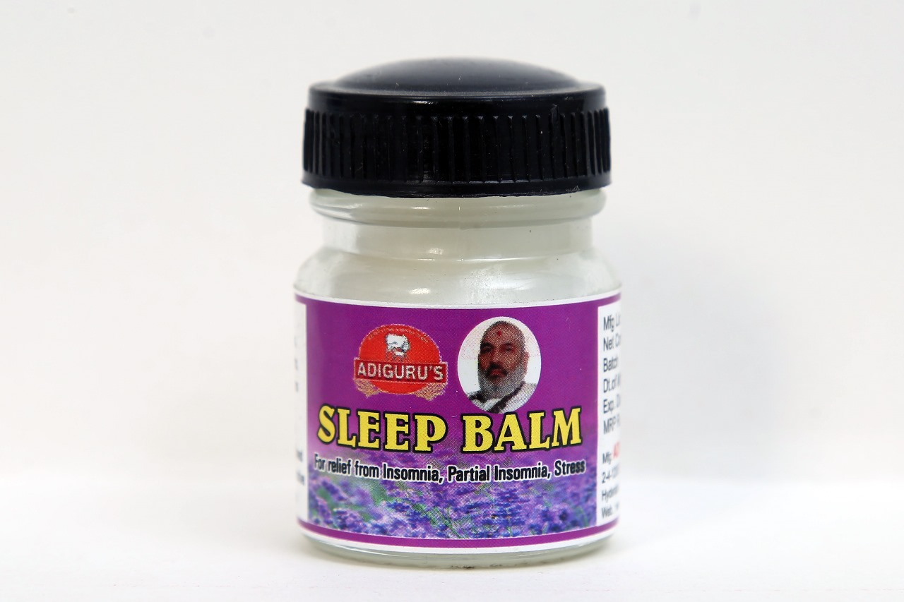 Adiguru’s Sleep Balm – Natural Balm for Deep Sleep & Relaxation (Pack of 2)