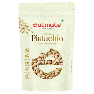 Eatmate Premium Pistachios 500g | Crunchy & Naturally Nutritious Pista | Rich in Protein, Fiber & Essential Nutrients | Delicious Anytime Snack | Perfect for Snacking, Baking, Cooking & Desserts