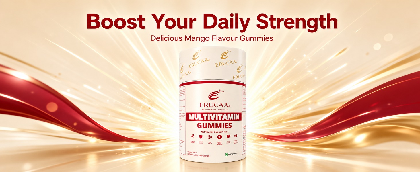 Multivitamin Gummies | Mango Flavour | 30 Gummies | Gluten Free | Daily Multivitamin Gummies for Adults