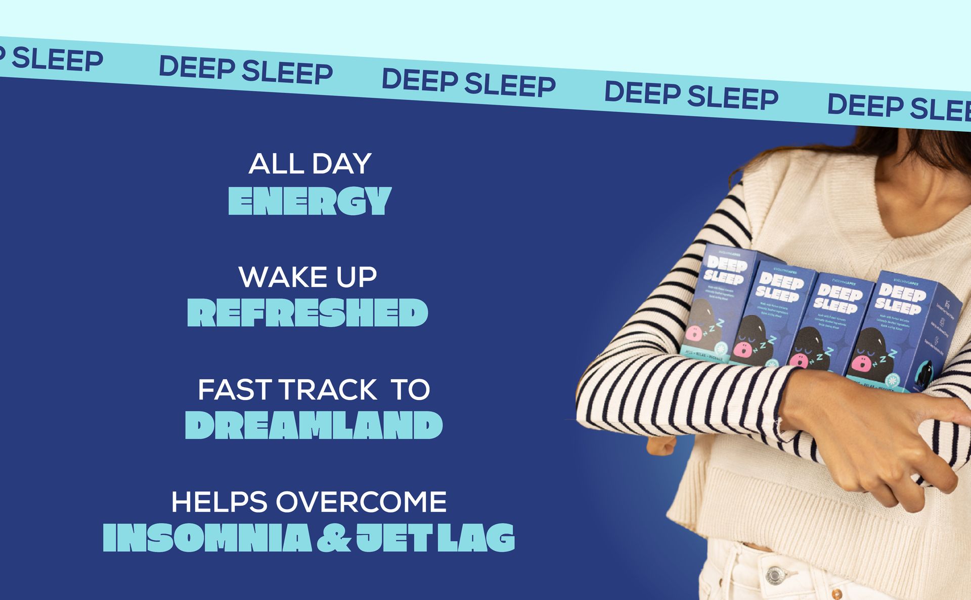 Deep Sleep | Natural Sleep Support Capsules with Melatonin, Magnesium & Chamomile| Promotes Deep, Restful Sleep | For Men & Women | Pack of 45 Capsules | 158gm