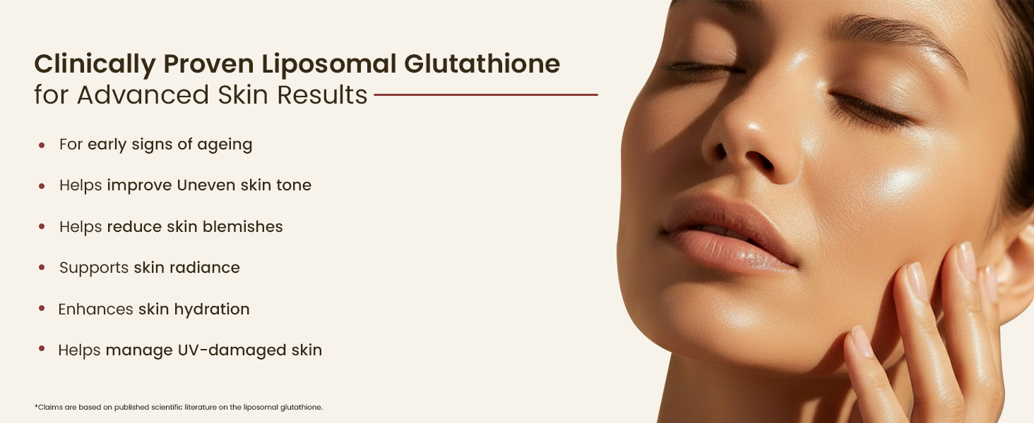 Neuherbs Glutathione 600mg - 15 Effervescent Tablets For Healthy & Glowing Skin | L-Glutathione Tablet, Liposomal glutathione with resveratrol, Vitamin C & E For Skin Glow, Hydration & Anti Pigmentation | Orange Flavour