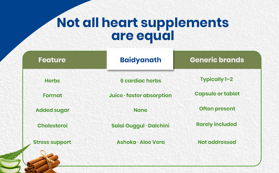 Baidyanath BP Balance Juice - 1L| Ayurvedic Blood Pressure Support with Arjun, Aloe Vera, Ashoka, Salai Guggul, Harad & Dalchini | Promotes Heart Health, Circulation & Overall Wellness