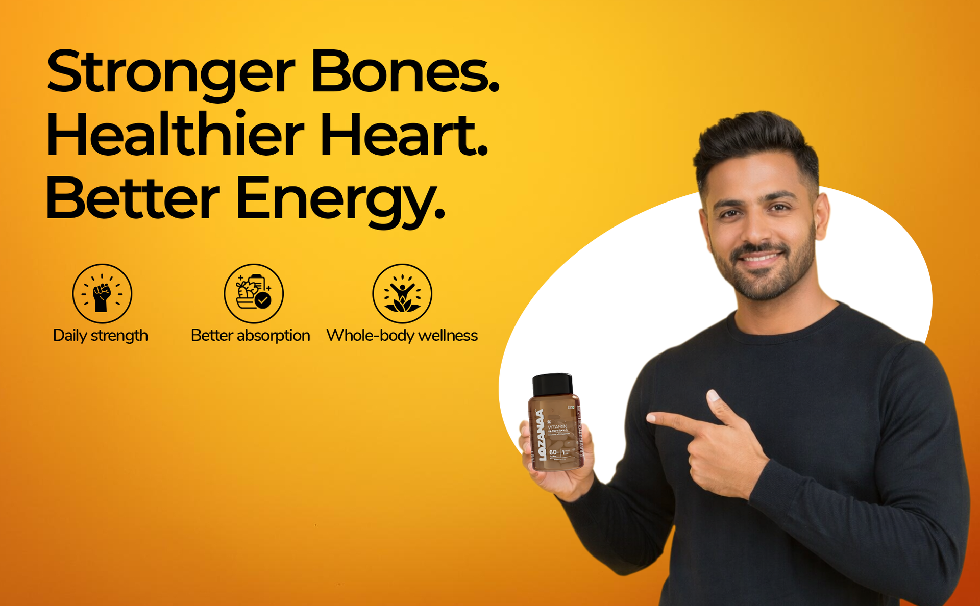 Vitamin D3 K2 B12 with Magnesium | MK-7 & Methylcobalamin | Advanced Bone, Muscle & Heart Support | Vegan Tablets (60)