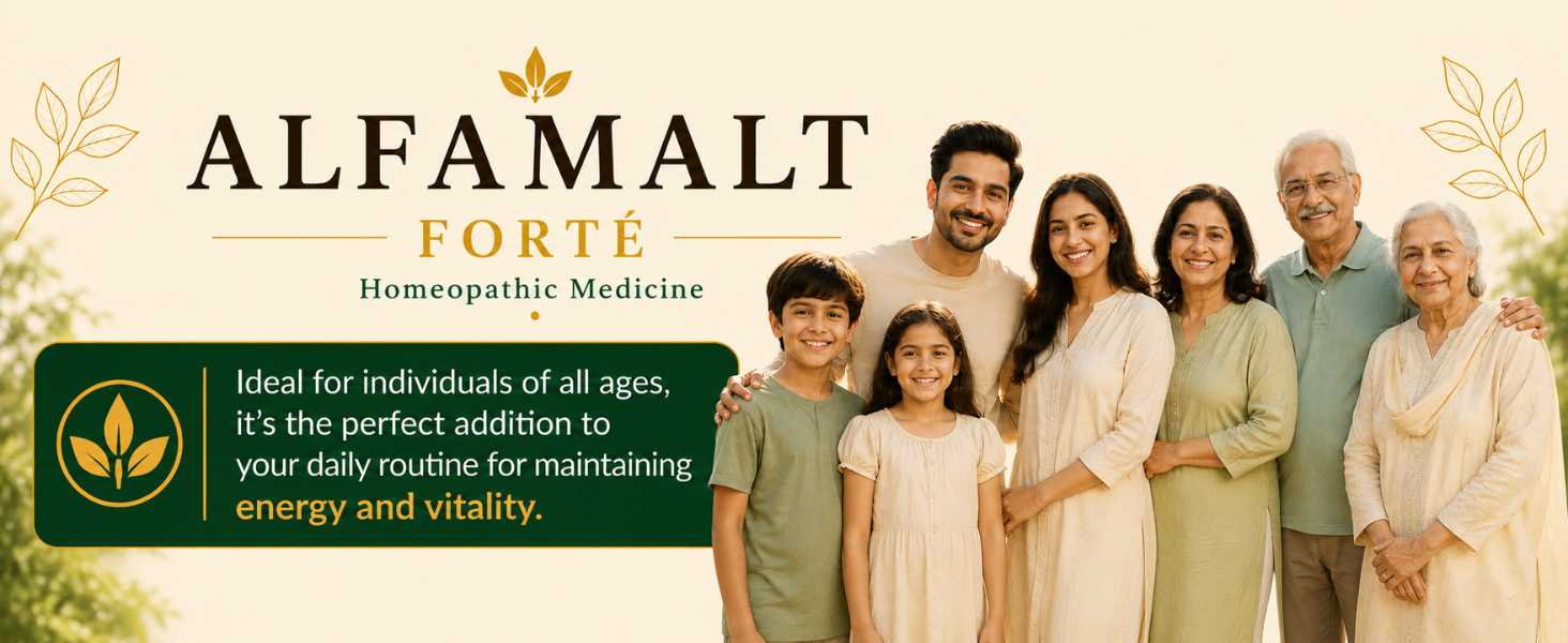 MEDISYNTH Alfamalt Forte 450g (Pack of 1) | Homeopathic Malt-Based Health Tonic for Energy, Immunity & Appetite | Syrup for Daily Wellness & Nutrition | Batch No. 821 | Expiry - Apr 2031