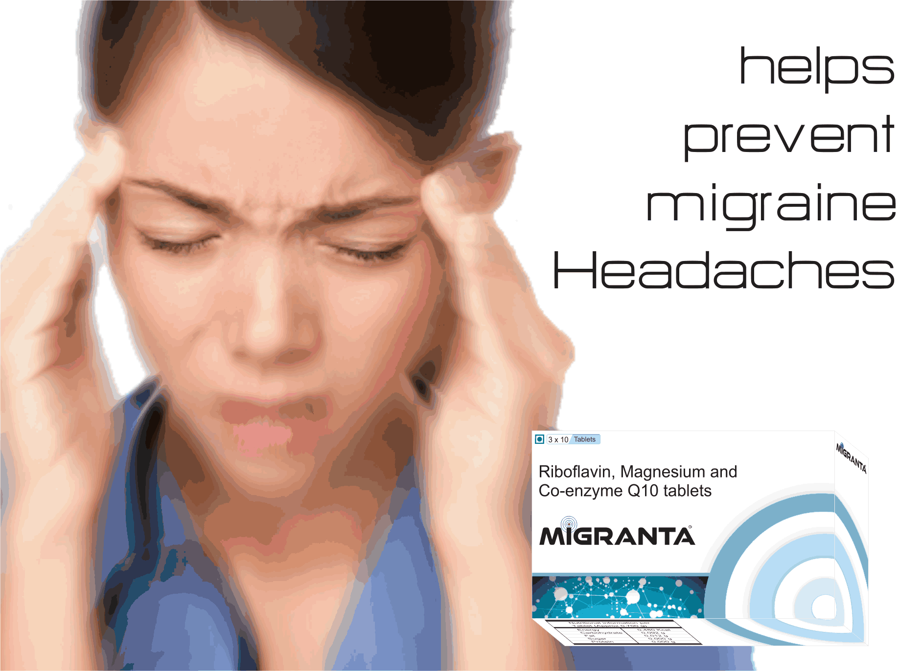 Plus (LeeWell) Migraine Supplements, 30 Capsules