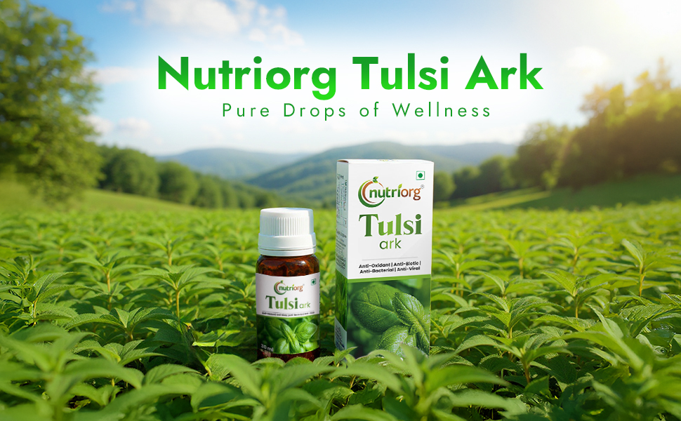 Nutriorg Tulsi Ark || Natural Immunity Boosting - 30 ml