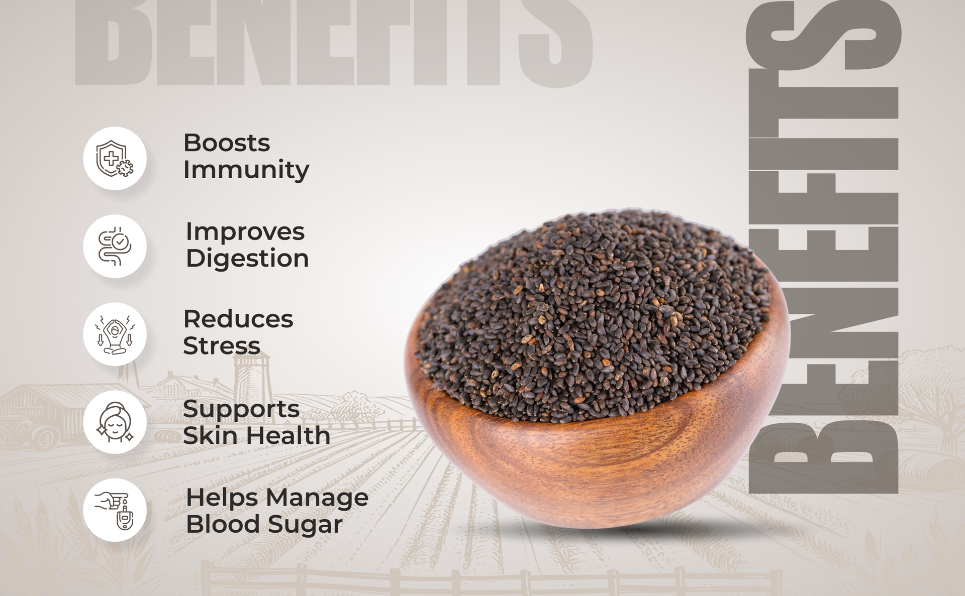 PureAranya Natural Tulsi Seeds 100g | Boosts Immunity Skin Health & Supports Joint & Bone Health | Weight Management | Rich in Fiber & Antioxidants