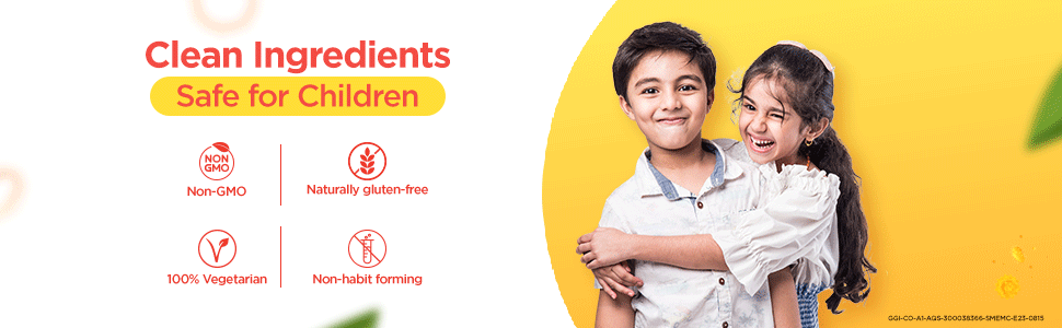 Dr. Reddy's CeleHealth Kidz Immuno Plus Multivitamin Gummies with Wellmune, Vitamin C & Zinc for Kids (4 - 12 Years) | Supports Immunity and Digestion | Pulpy Mango Flavour | 30 Gummies - Pack of 1 | 100% Vegetarian