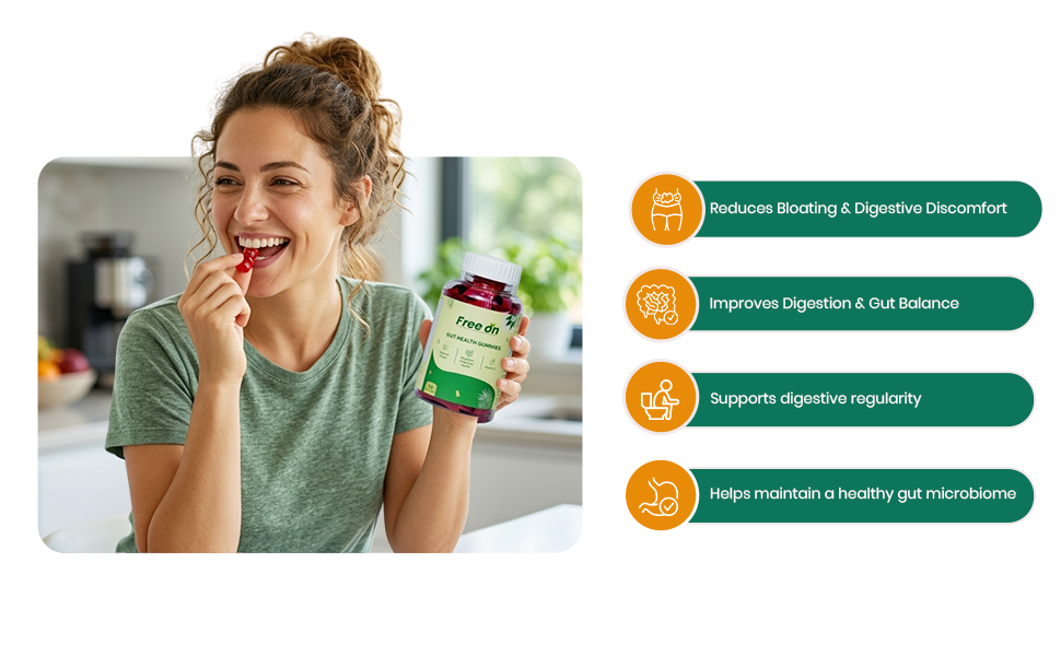 Free On Gut Health Gummies - Bacillus Clausii Probiotics, 30 Count