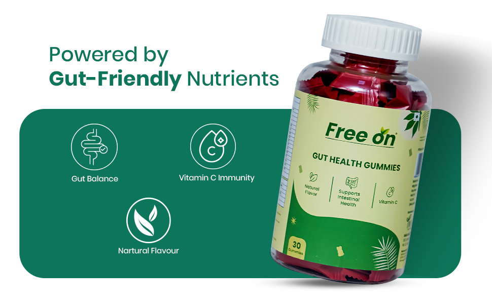 Free On Gut Health Gummies - Bacillus Clausii Probiotics, 30 Count