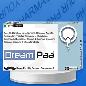 by LeeWell Fertility Support Supplement | L Carnitine, Coenzyme Q10, Taurine | Enhances Healthy Cell Count, Cellular Motility, Energy, Fitness, Stamina | Multivitamin tablets for men | Zinc, Selenium & Minerals -30 tablets