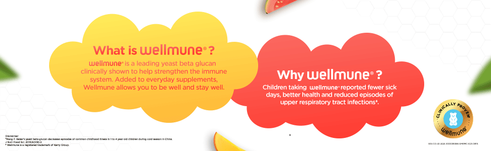 Dr. Reddy's CeleHealth Kidz Immuno Plus Multivitamin Gummies with Wellmune, Vitamin C & Zinc for Kids (4 - 12 Years) | Supports Immunity and Digestion | Pulpy Mango Flavour | 30 Gummies - Pack of 2 | 100% Vegetarian