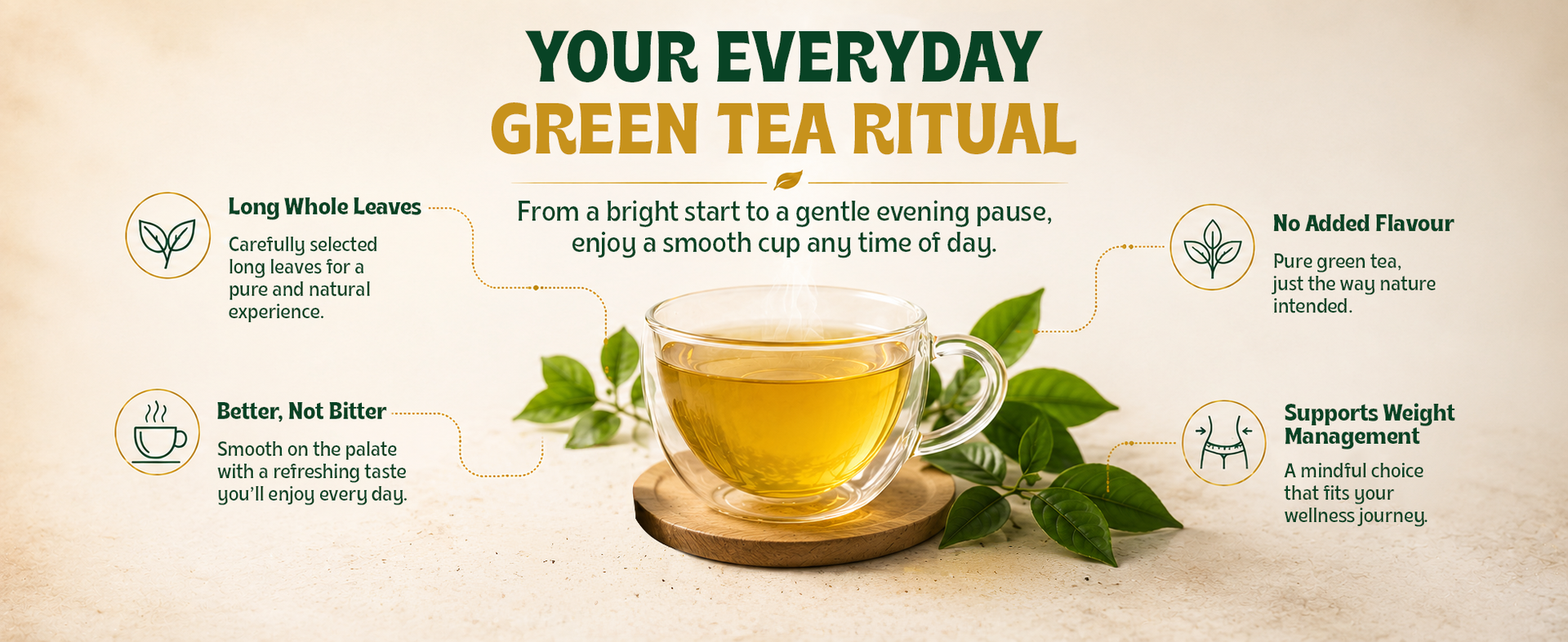 TE-A-ME Long Leaf Green Tea, 500g | Premium Loose Leaf | Natural Antioxidants