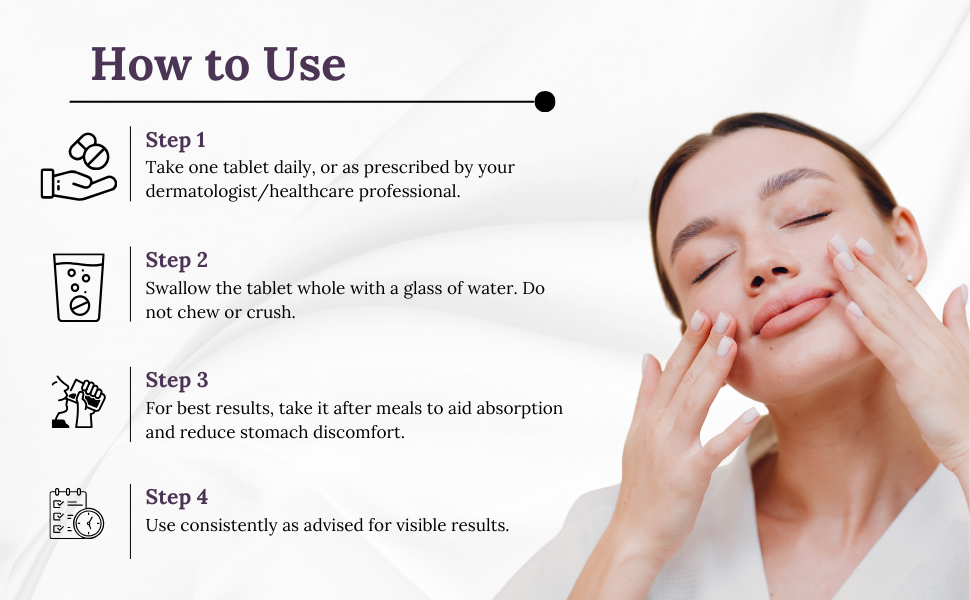 Vantalite L Glutathione Tablets for Skin Whitening 500mg | 30 Tablet