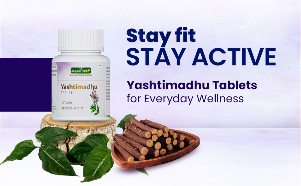 Jeena Sikho Yashtimadhu Tablets | Natural Immunity & Stamina Boosting Supplement | Naturally Blended With Yashtimadhu Extracts | Overall Health Multivitamin, 60 Tablets