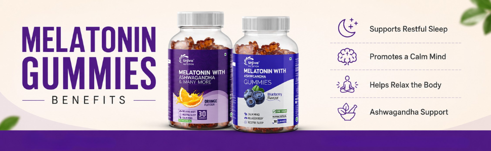 Melatonin Gummies, Orange Flavor, 10mg