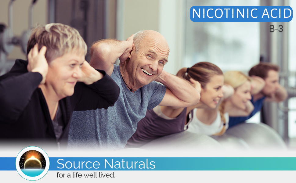 VITARUHE® Vitamin B3 Niacin (Nicotinic Acid) 90 Capsules - with Flush, Non-GMO, Gluten Free