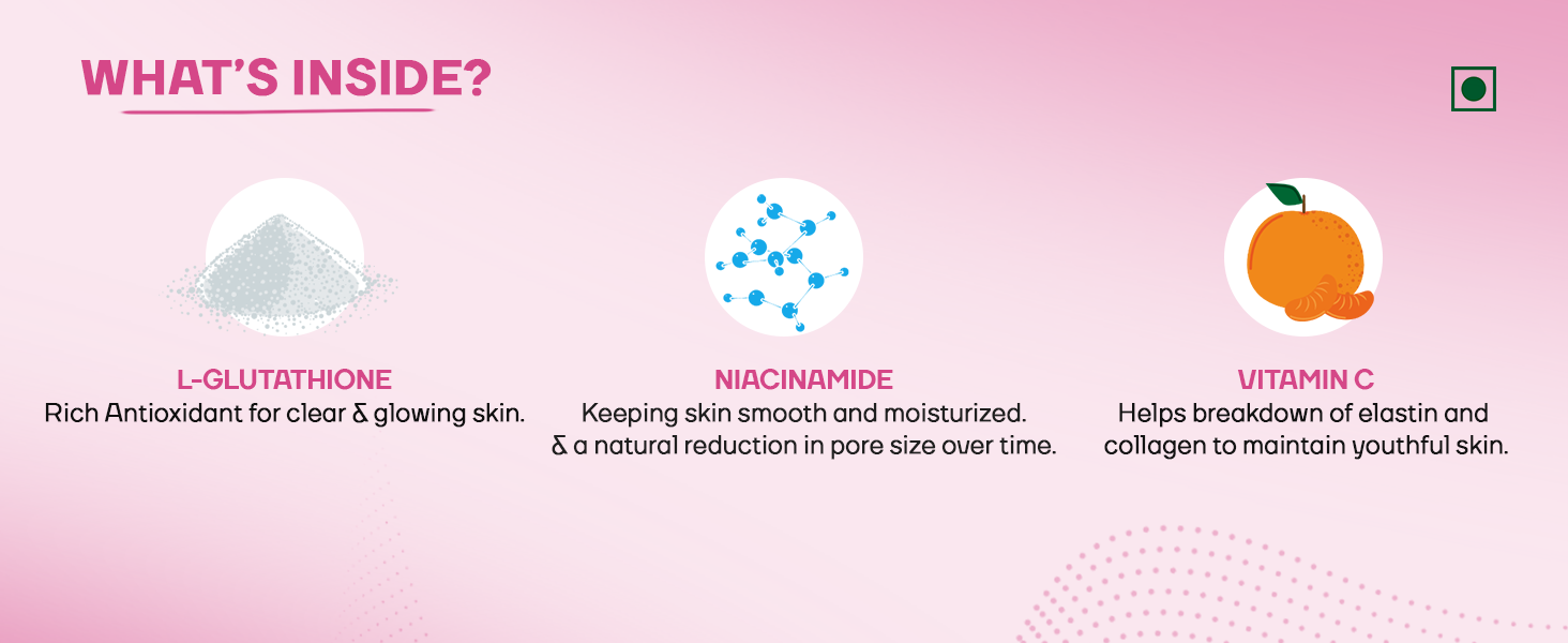 MOUNTAINOR Glutathione Tablets for Skin Brightening & Korean Glow. Fights Pigmentation & Dullness, Clinically Proven Ingredients-Niacinamide & Vit C Helps reduce Melanin, Clearance Healthy & Radiant Skin, Sugar-free Pack of 2 (30 tabs)