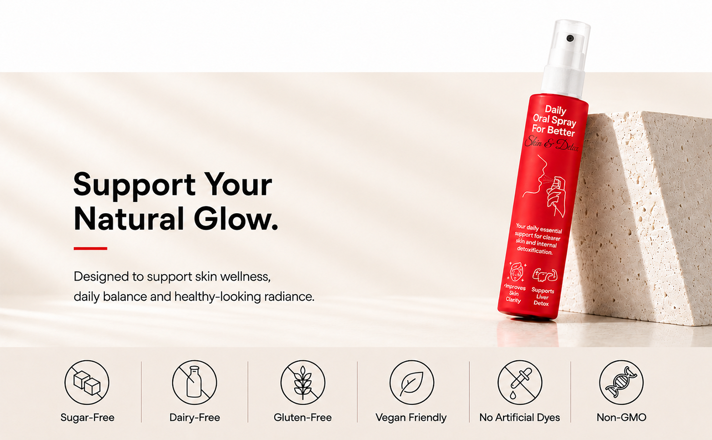 Oriygen Glutathione & Vitamin C Oral Mouth Spray | Skin Detoxification, Radiance & Pigmentation Support | Quick Absorption with Liposomal Technology | Orange Flavor | 30ml – 2 Months Supply