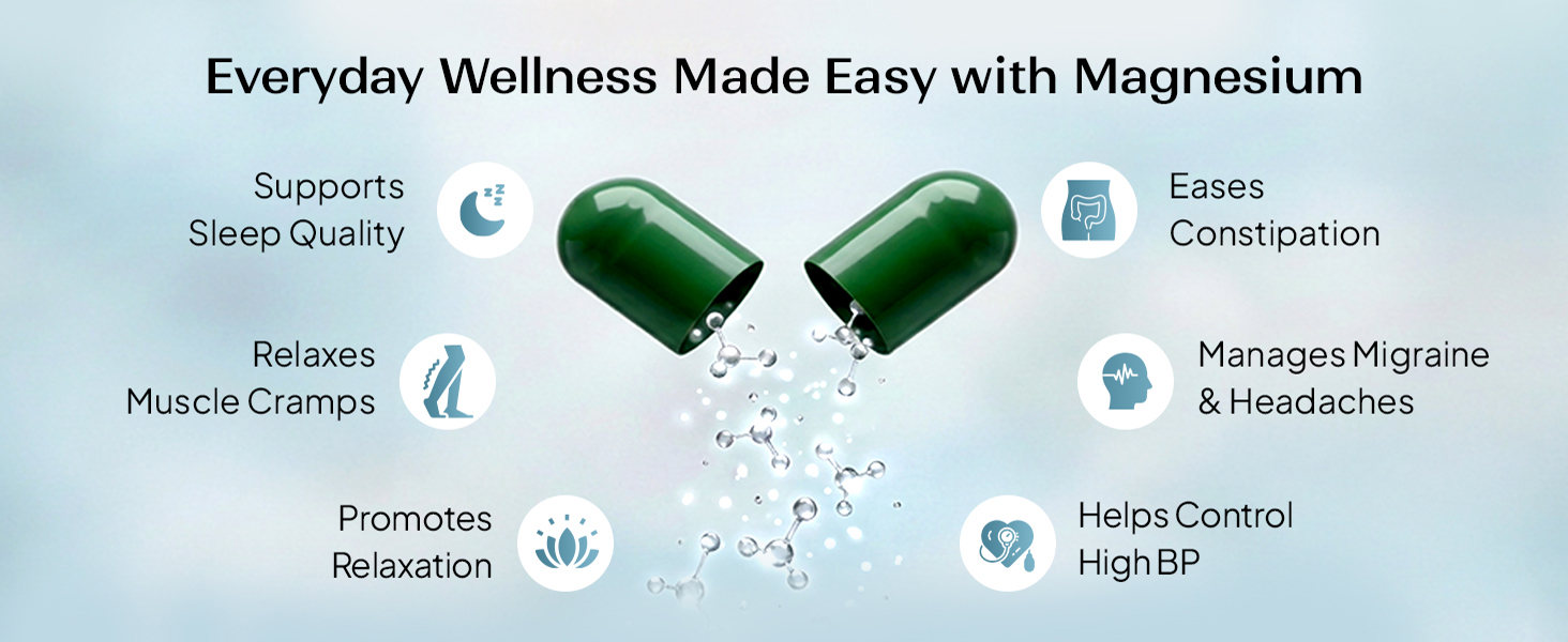 Miduty Chelated Magnesium Bisglycinate (Glycinate) | 1500mg Supplement for Sleep, Stress Relief, Muscle Recovery & Muscle Cramps | 300mg Elemental Magnesium | High Absorption with Vitamin B6 | 60 Veg Capsules