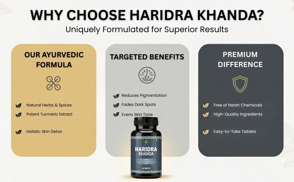 Healthy Nutrition - Just for the Health of it Haridra Khanda Anti Pigmentation 60-Tablet With L-Glutathione 600Mg With Vitamin C For Glowing Skin 20 Effervescent Tablets (Haridra Khanda+L-Glutathione)
