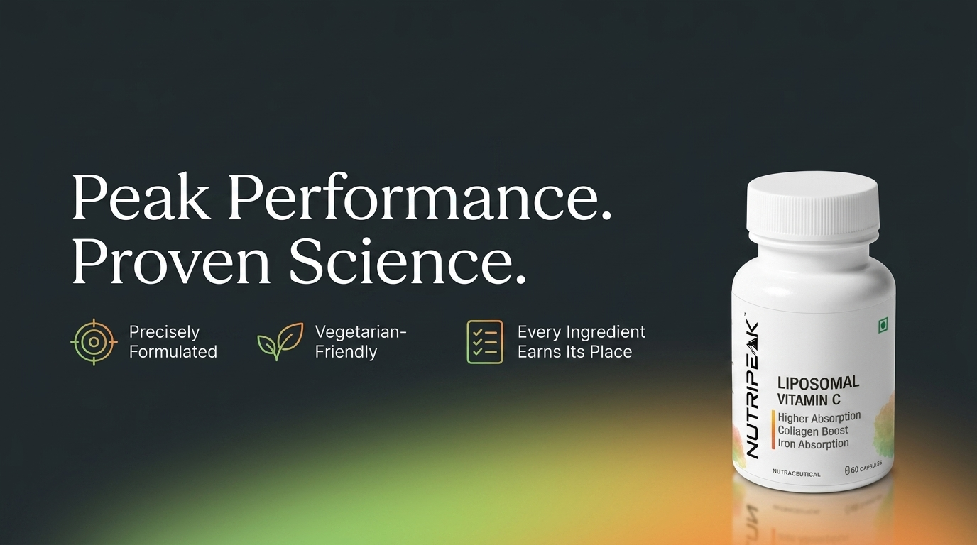 Liposomal Vitamin C Capsules, 80mg, High Absorption, Immune & Collagen Support, GMO Free, Gluten Free, 60 Veg Capsules
