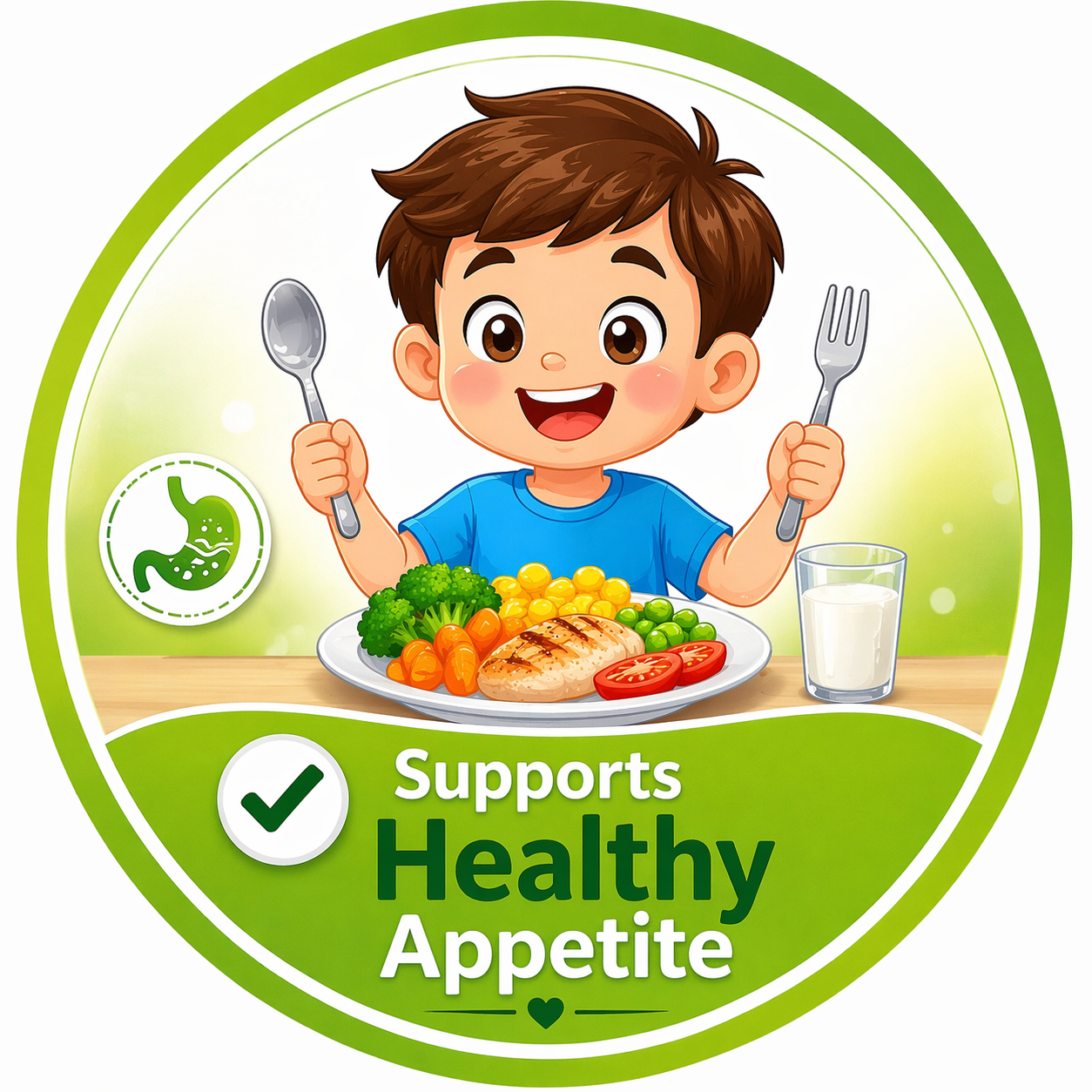 Little One Kid Syrup, Nutritional Supplement for Children, 200 ml, Improves Appetite Naturally with L-Lysine and B-Complex Vitamins, Orange Flavour