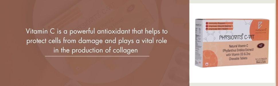 C-VIT | Vitamin C Tablets | Vit C - 500 mg with Vitamin D3 with Zinc | For Immunity | For Skincare | With Naturally Souce Amla | Chewable Tablet |