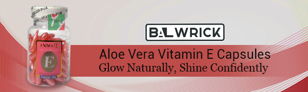 Vitamin E Facial Capsules for Glowing Skin 60 Capsules