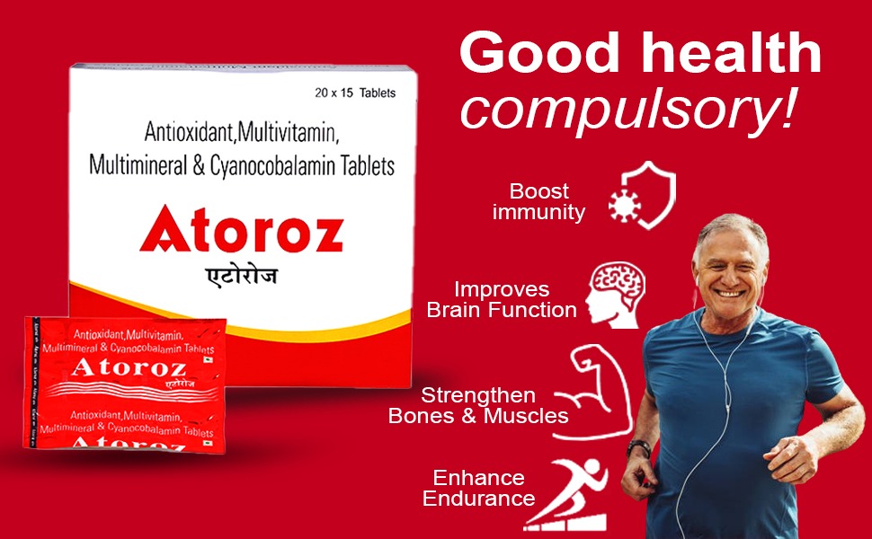 Antioxidant, Multivitamin, Multimineral & Cyanocobalamin Tablets -150 Tablets for Men and Women (Pack of 10) | Daily Health & Immunity Support