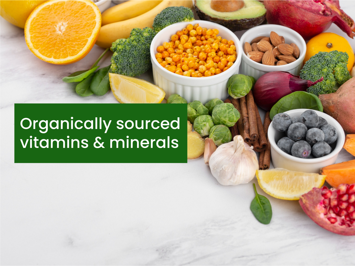 Vlado's Himalayan Organics - Organic Multivitamins with Iron ,Zinc ,Vitamin B3, C ,Organic Ashwagandha , Tribulus & Turmeric - 100% Organic , Non-Synthetic - for Immunity, Engergy stamina , Hair, Skin & Bones - 60 Veg Tablets