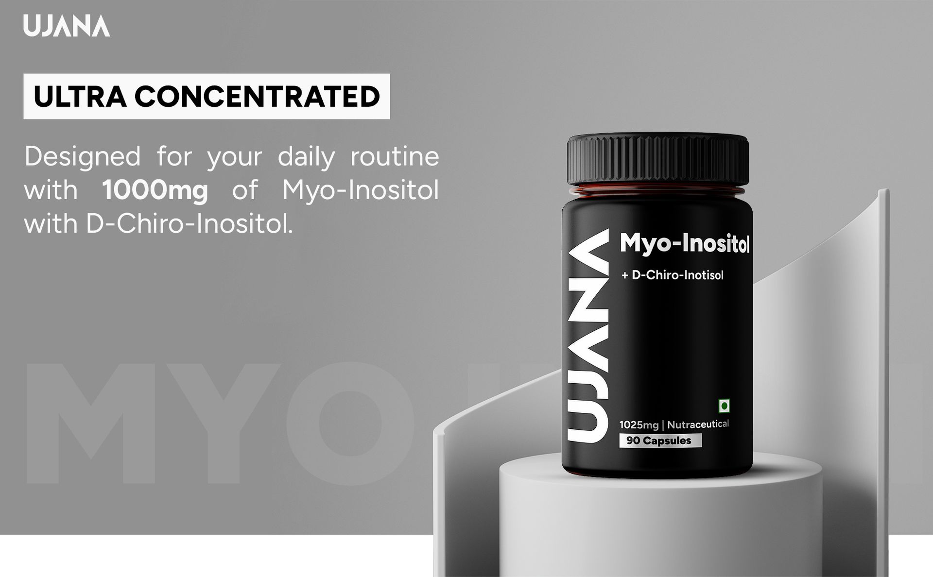 Myo-Inositol Complex 1025mg | Hormonal Wellness Support | 90 Capsules