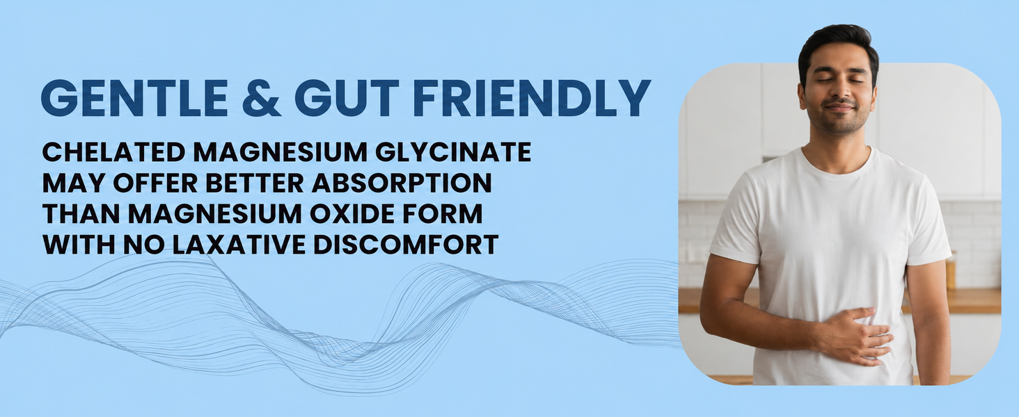 Carbamide Forte Chelated Magnesium Glycinate Supplement 2000mg Per Serving | Magnesium Supplement Supports Muscle Recovery & Better Sleep - 60 Veg Tablets
