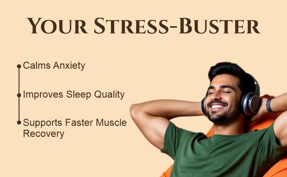 Ashwagandha 30 Capsule | Pure & Natural Organic Capsules | Stress Relief & Energy Booster | Immunity, Stamina & Strength Support | Herbal Supplement for Daily Wellness